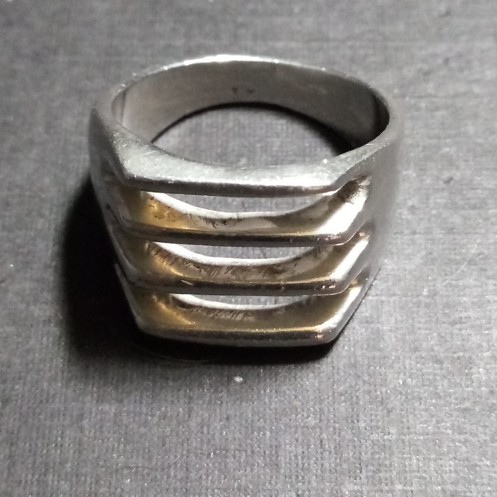 SLITTED STERLING SILVER/925 RING